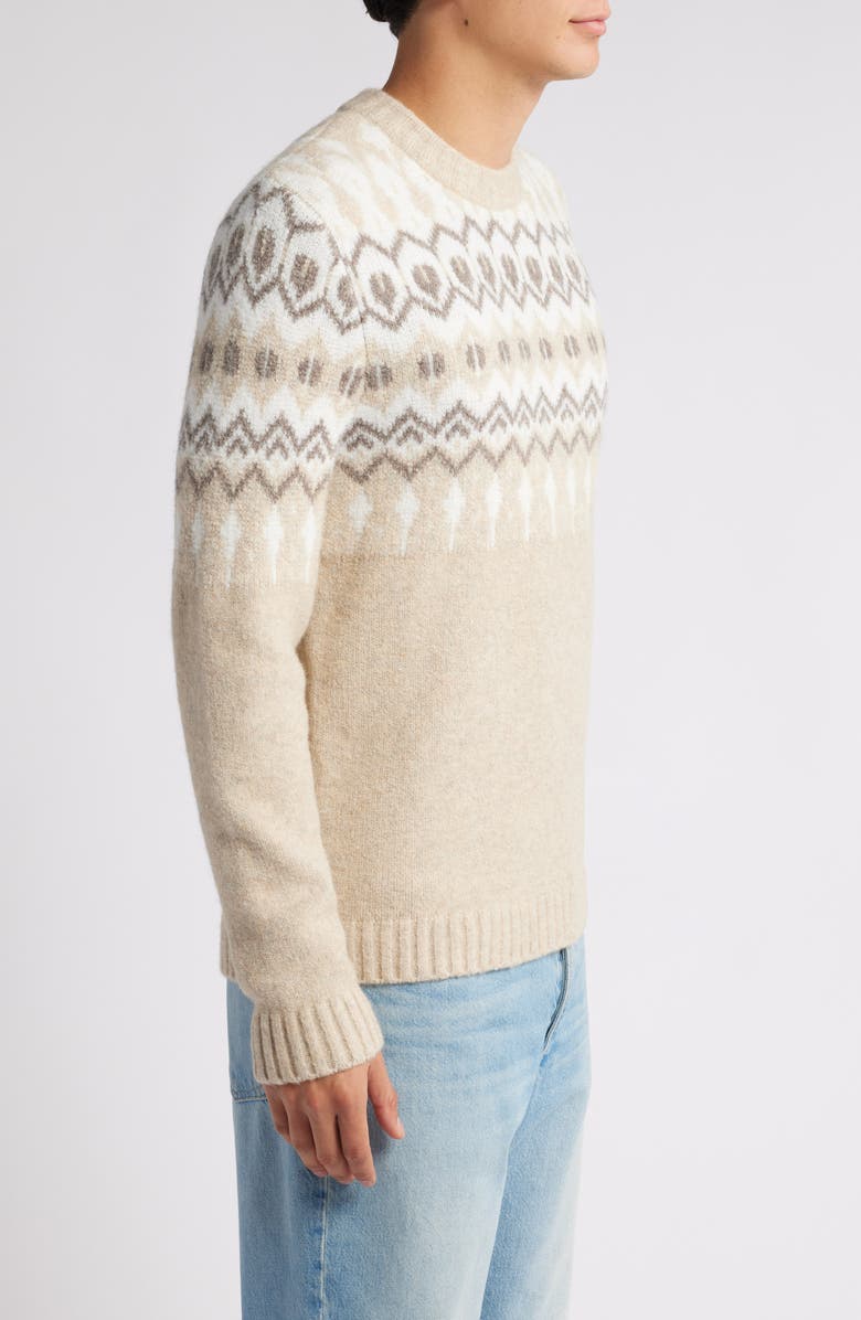 Treasure & Bond Fair Isle Jacquard Crewneck Sweater, Alternate, color,