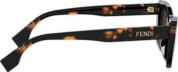 Lettering 53mm Cat Eye Sunglasses