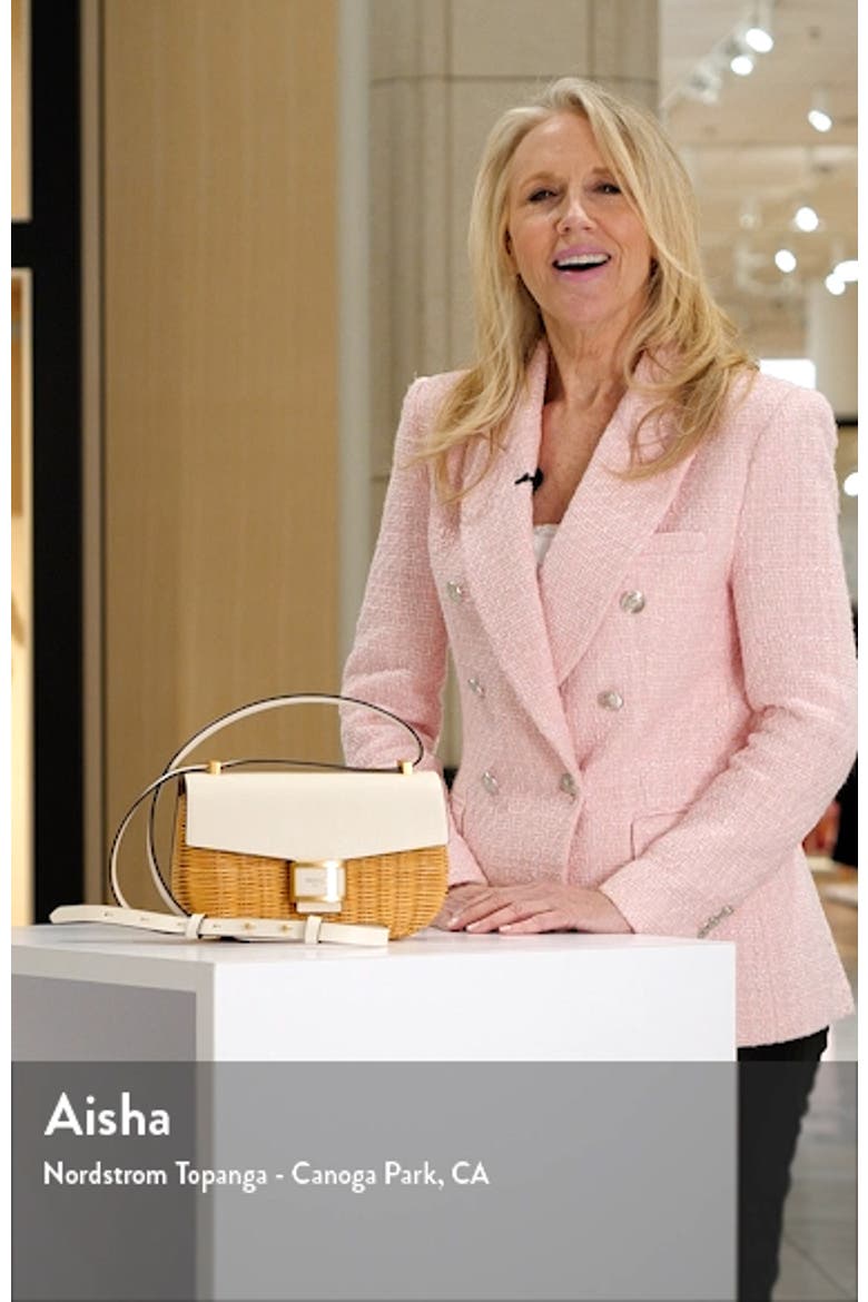 medium katy wicker shoulder bag video
