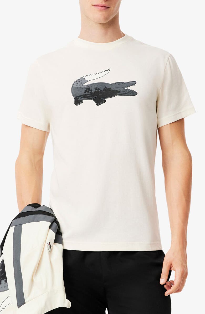 Lacoste Logo Graphic T-Shirt, Main, color, Lapland