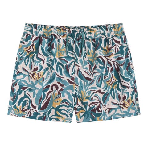 Childrens/Kids Jed Abstract Floral Boardshorts
