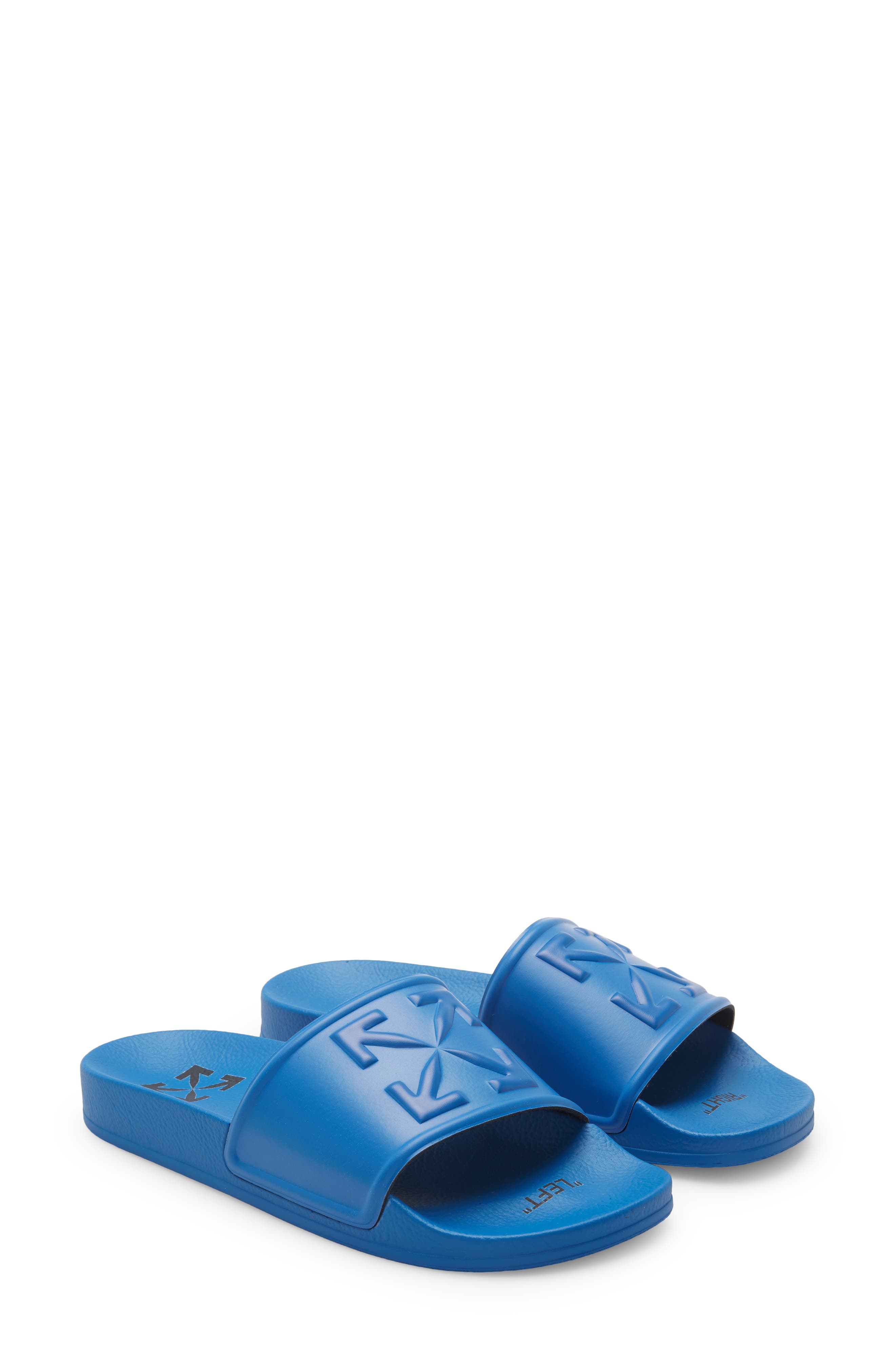 Off-White Arrow Pool Slide Sandal, Main, color, 