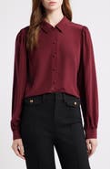 FRAME Staple Silk Button-Up Shirt