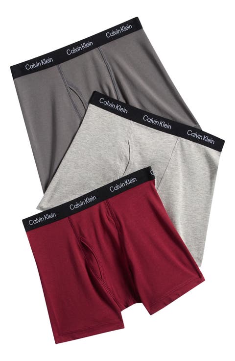 Kids' Assorted 3-Pack Stretch Cotton Boxer Briefs