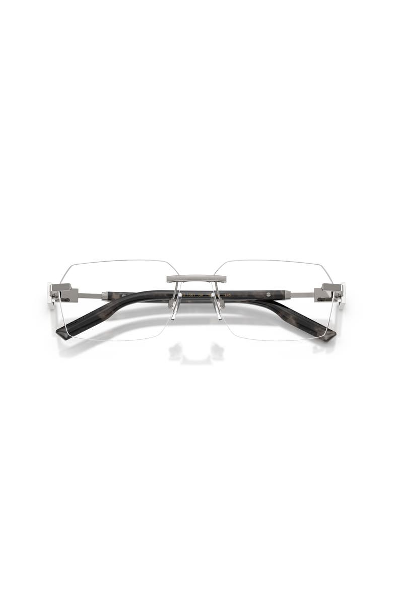Dolce&Gabbana 60mm Rectangle optical glasses, Alternate, color, Grey