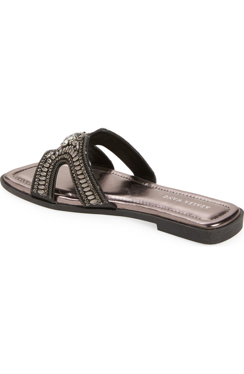 AZALEA WANG Madiha Slide Sandal, Alternate, color, Black