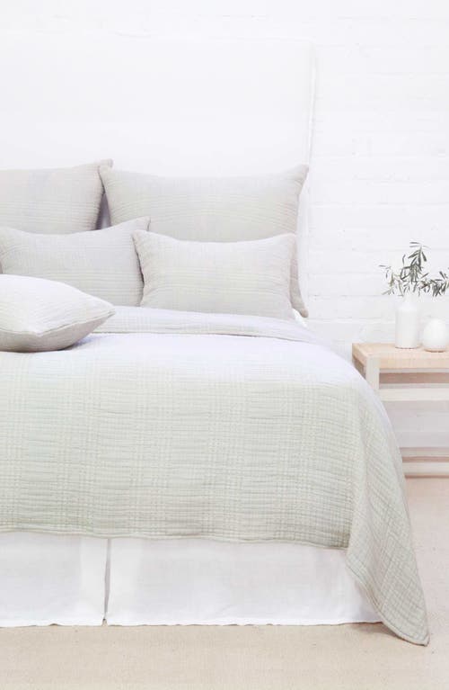 Pom Pom at Home Arrowhead Pillow Sham in Mist 