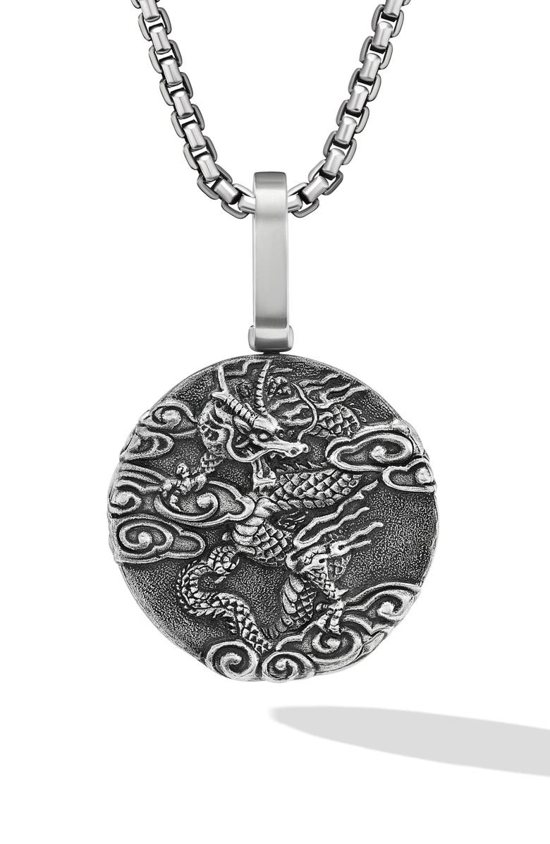 David Yurman Dragon Amulet, Main, color, 