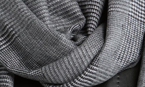 Ted Baker London Houndstooth Scarf In Gray