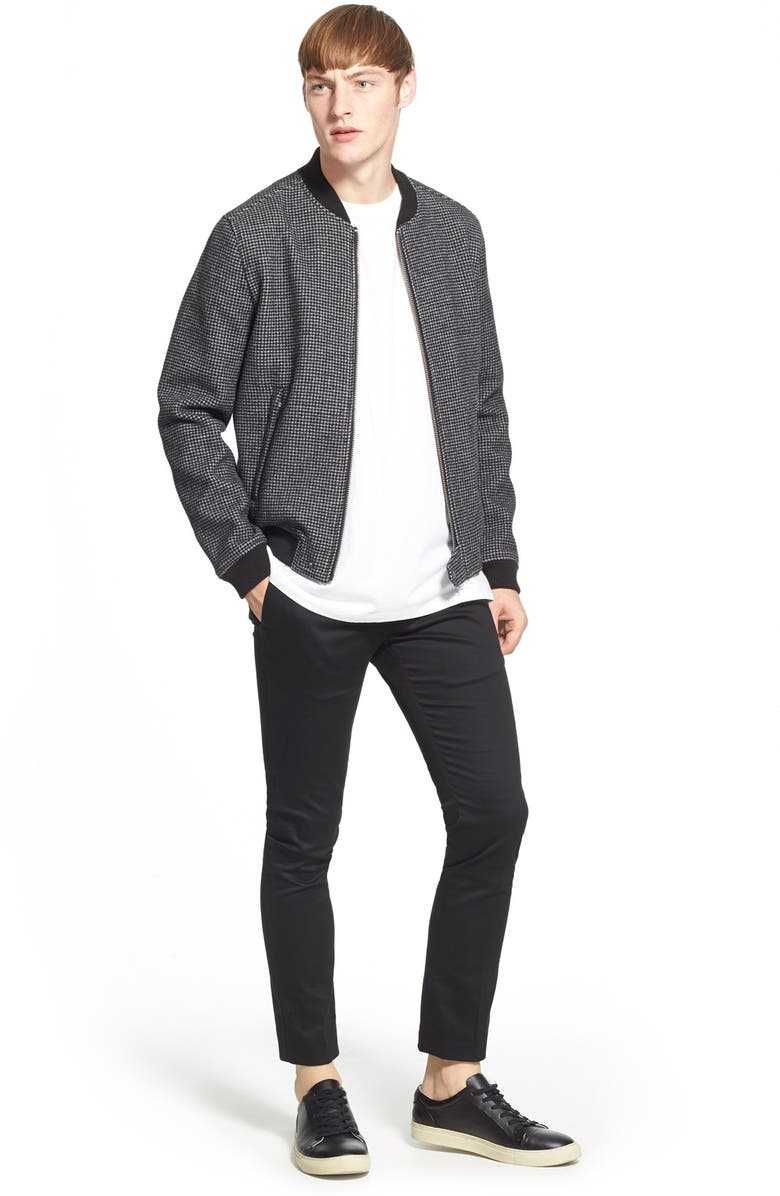 Topman Skinny Fit Trousers, Alternate, color,