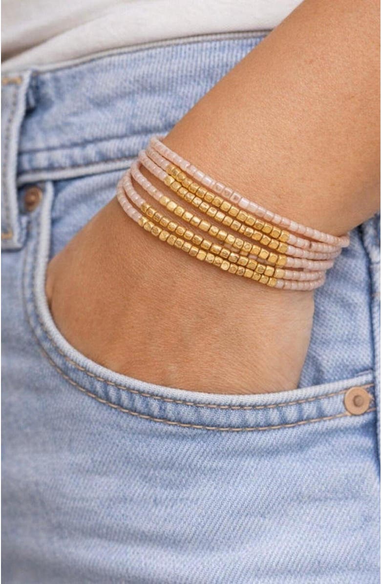 Erin McDermott Jewelry Sand and Sky Bracelets, Alternate, color, Pink