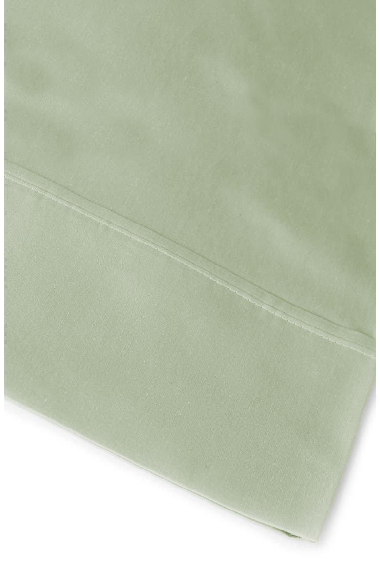 Pleat Detail 400 Thread Count Sheet Set with Bonus Pillowcases, Alternate, color, SAGE