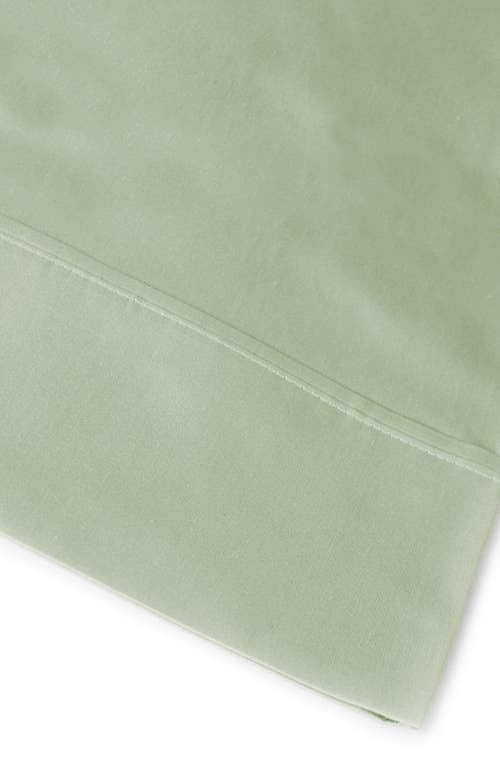 Melange Home Pleat Detail 400 Thread Count Sheet Set With Bonus Pillowcases In Green