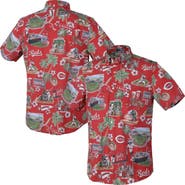 Reyn Spooner Men's Reyn Spooner  Red Cincinnati Reds Scenic Tri-Blend Button-Down Shirt