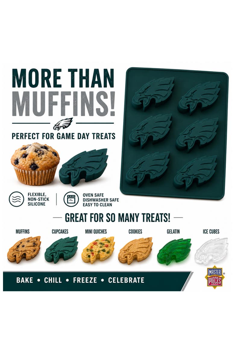 Philadelphia Eagles Muffin Pan, Alternate, color, Multicolor