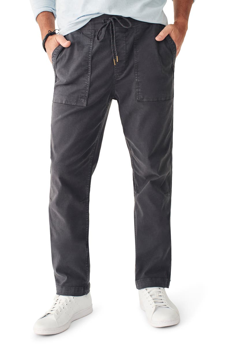 Faherty Traveler Pants, Main, color, Washed Black