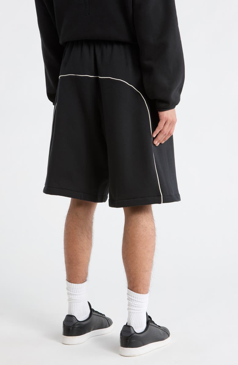 Fear of God Essentials Active Trace Relaxed Shorts, Alternate, color, Vintage Black