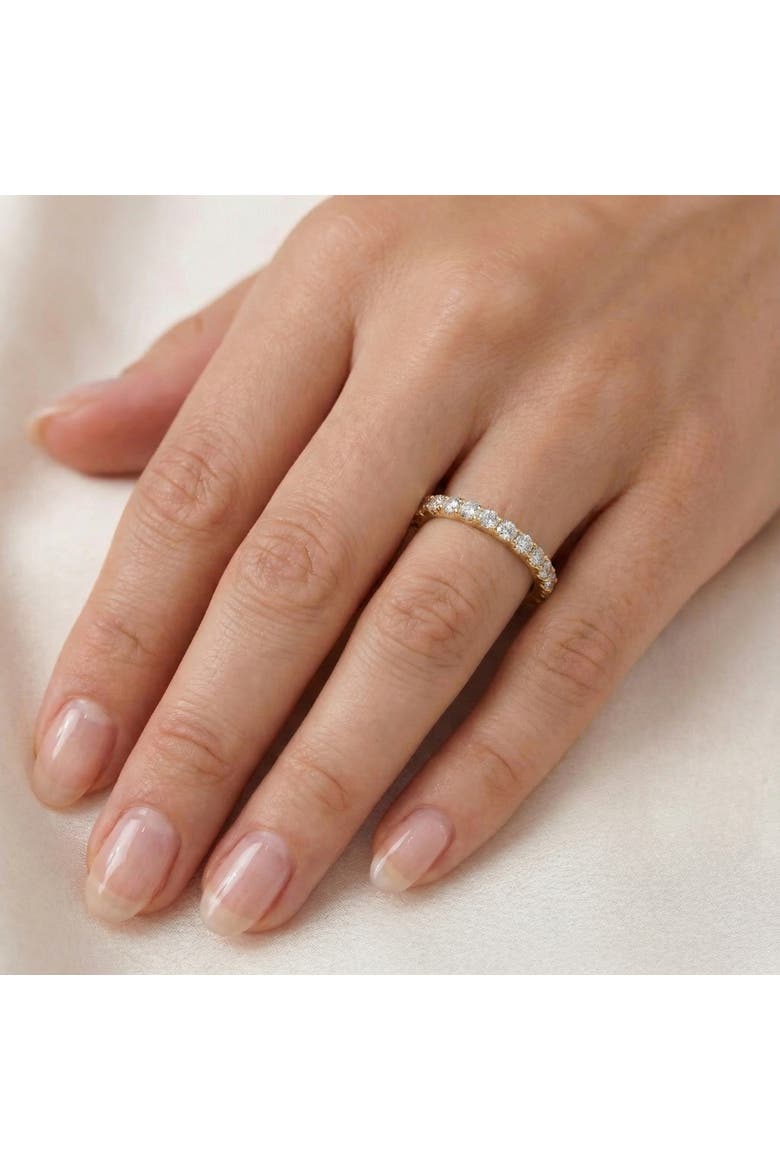 .84Ct Women's Diamond 3/4 Eternity Wedding Ring 14k Gold Lab Grown, Alternate, color, 14k Yellow Gold
