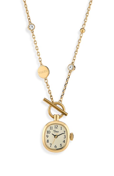 Mini Cavatina Pendant Necklace Watch, 17mm x 25mm