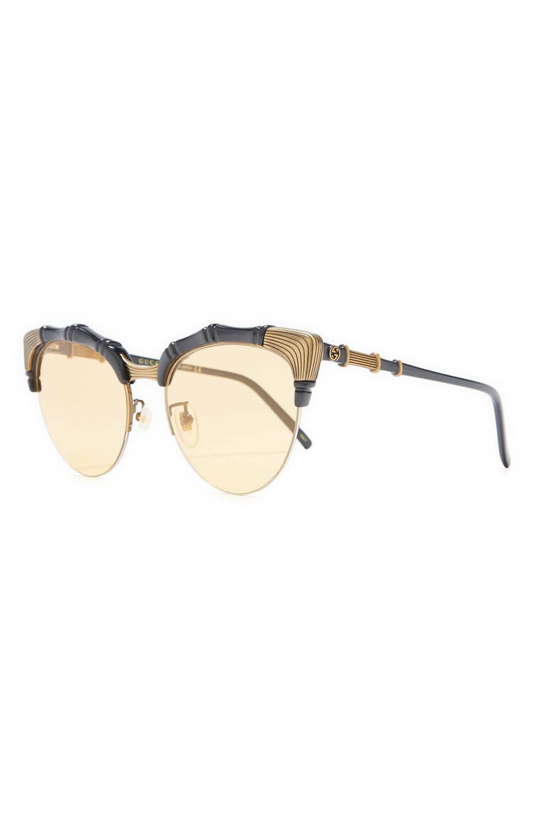 Gucci 56mm Cat Eye Sunglasses, Alternate, color,