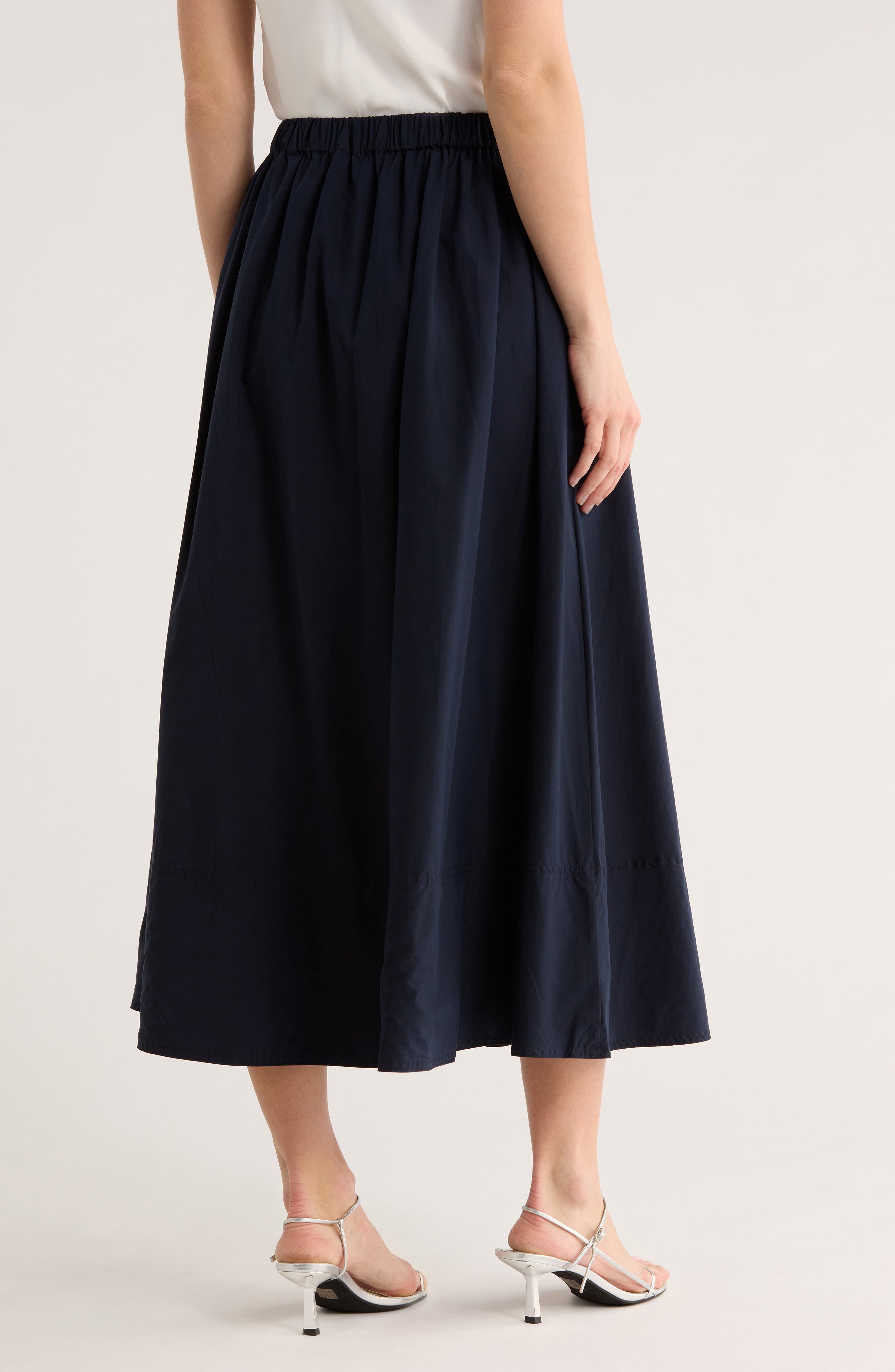 Solid Pull-On Maxi Skirt - image 4