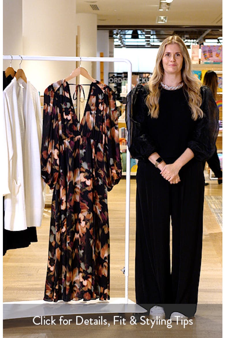 The Filia Long Sleeve Maxi Dress video