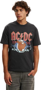 Cotton On Men's Premium Loose Fit Music T-Shirt