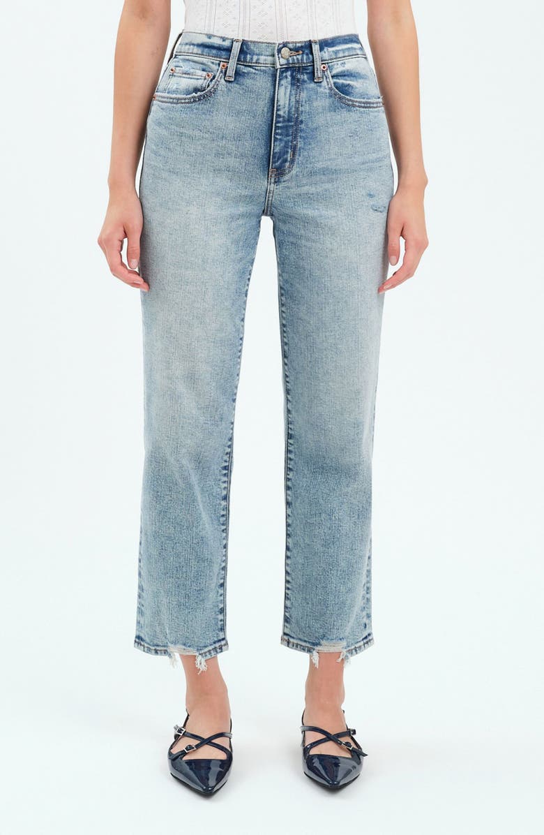 DAZE Straight Up Crop Jeans, Main, color, New Flame Vintage