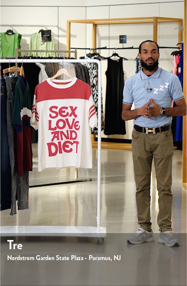 SLD Retro Colorblock Graphic T-Shirt, sales video thumbnail