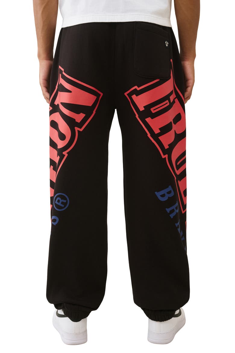 Overt Arch Logo Joggers, Alternate, color, JET BLACK