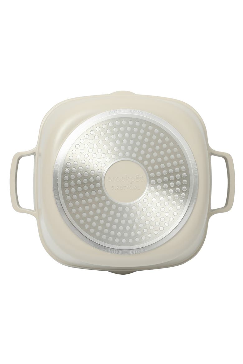 Northvale Lightweight Cast Aluminum Dutch Oven with Lid, Alternate, color, Matte Linen