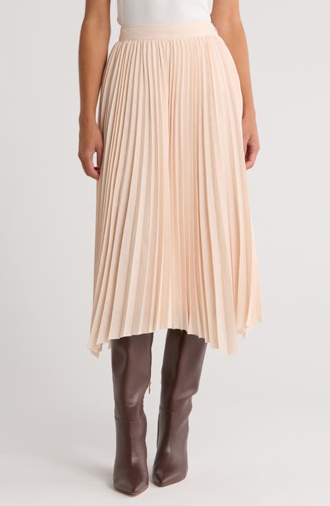 Azalea Asymmetric Pleat Skirt