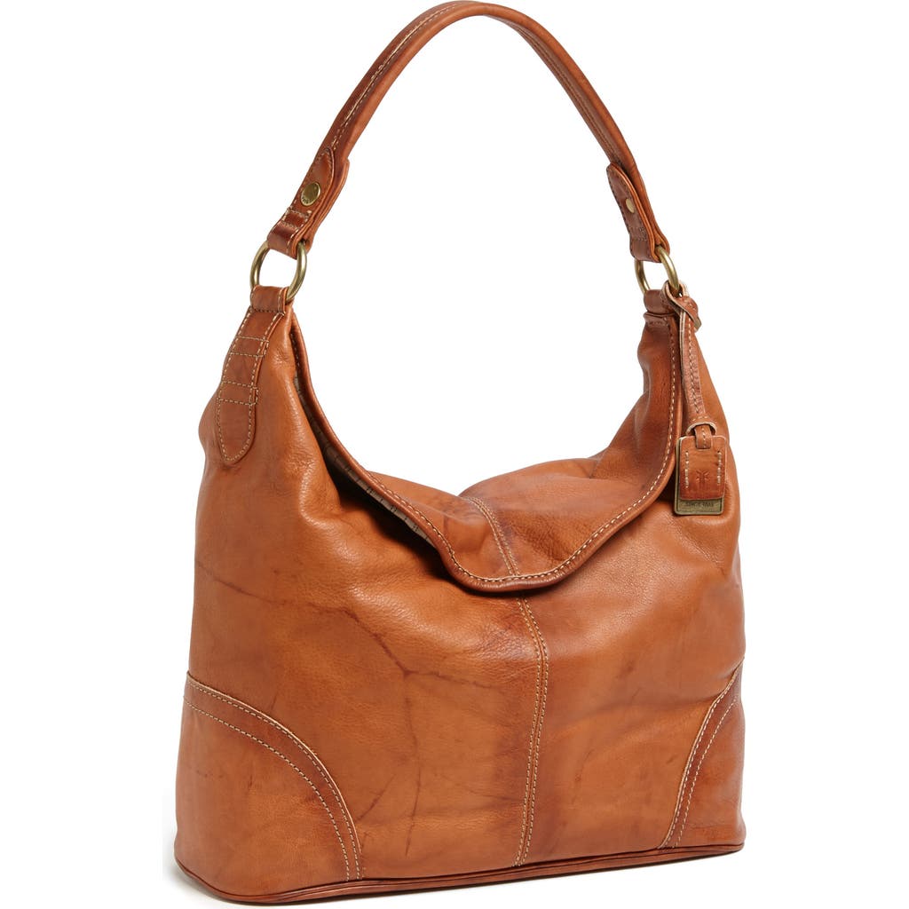 Frye 'campus' Leather Hobo In Brown