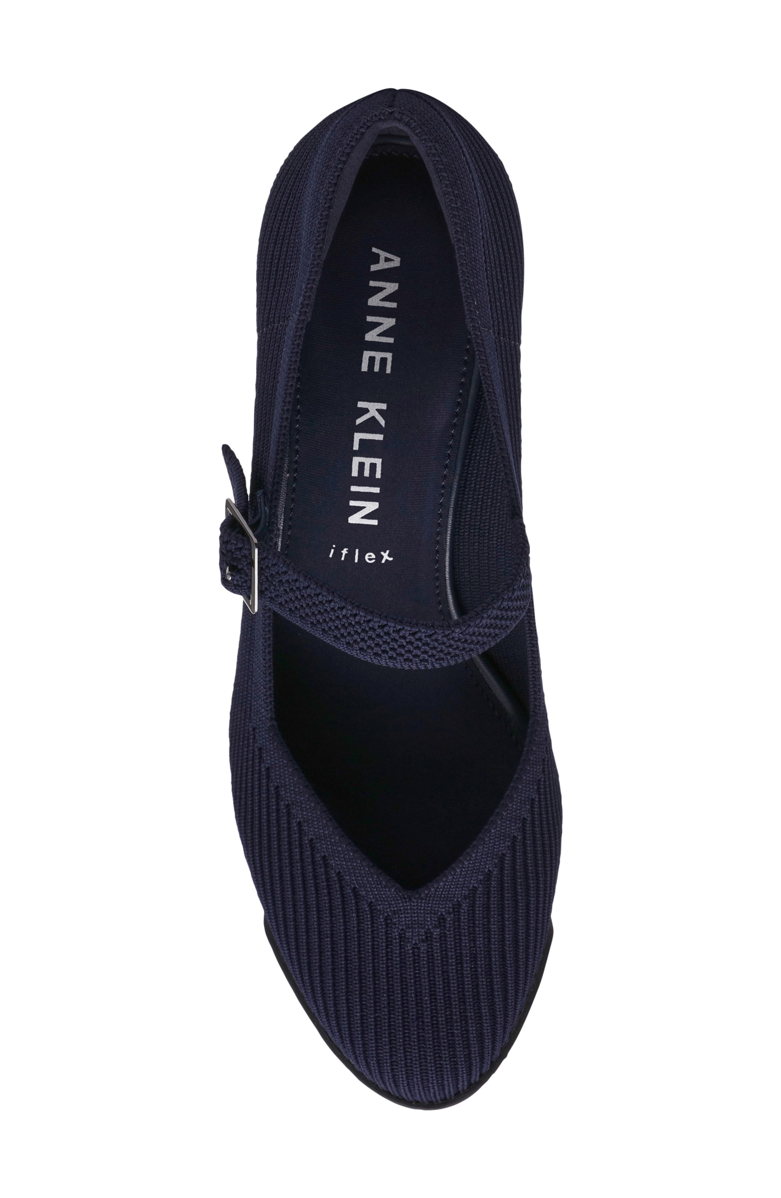 Trixie Wedge Mary Jane Pump, Alternate, color, NAVY KNIT