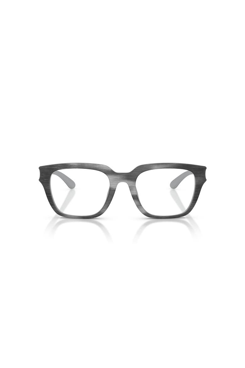 52mm Square optical glasses, Alternate, color, Black