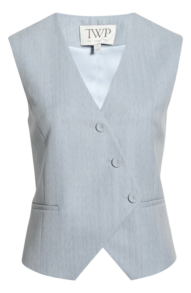 TWP Tyler Wool Vest, Main, color, Halogen Blue