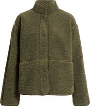 Caslon® Faux Shearling Jacket