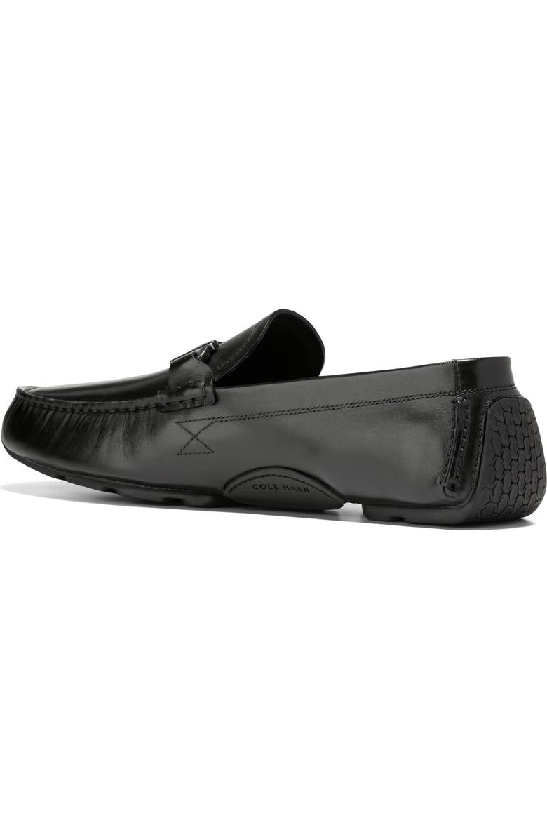 Cole Haan Donohue Grand Bit Driving Shoe, Alternate, color, Black / Black