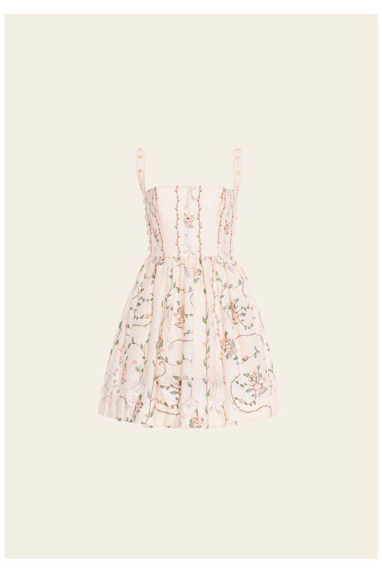 Mielero  Mini Navegante Mini Dress, Main, color, Ivory
