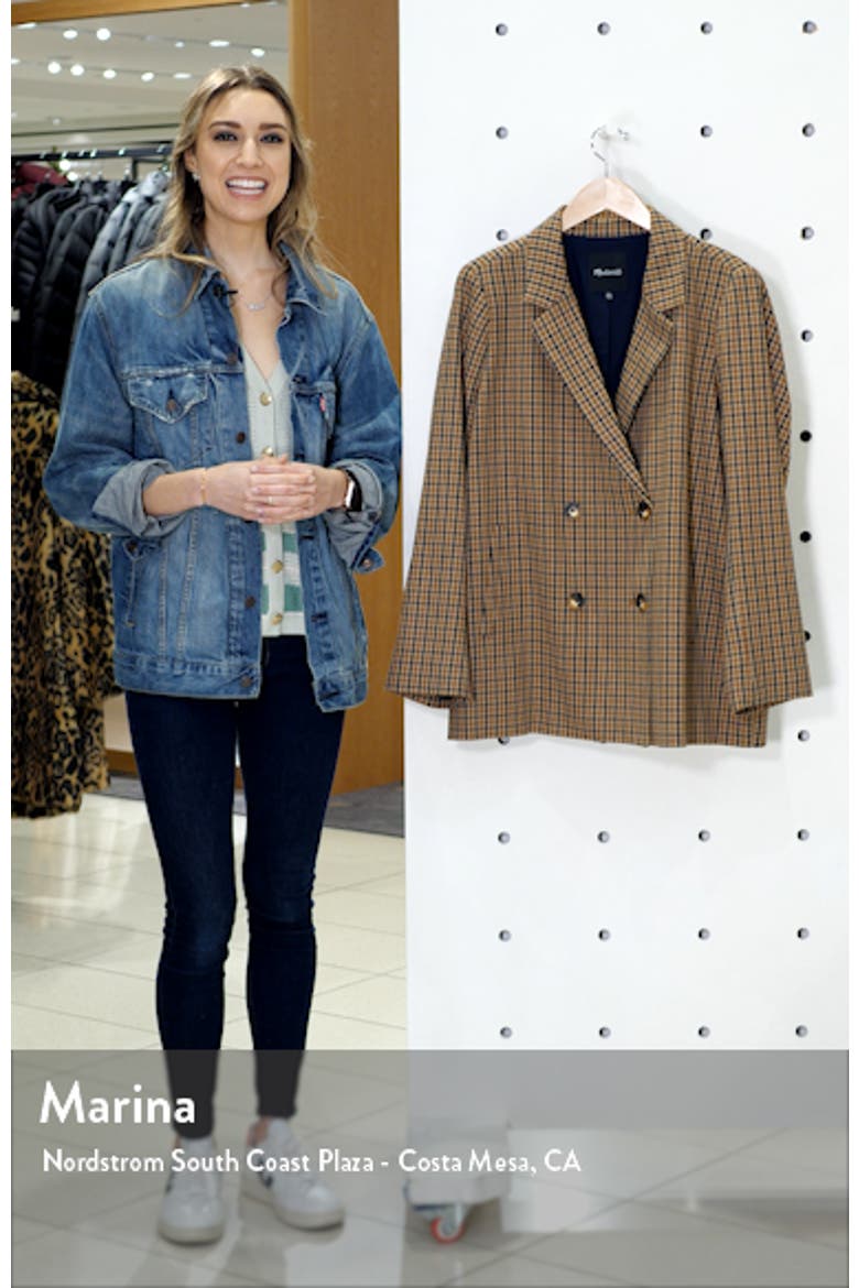Caldwell Plaid Double-Breasted Blazer video