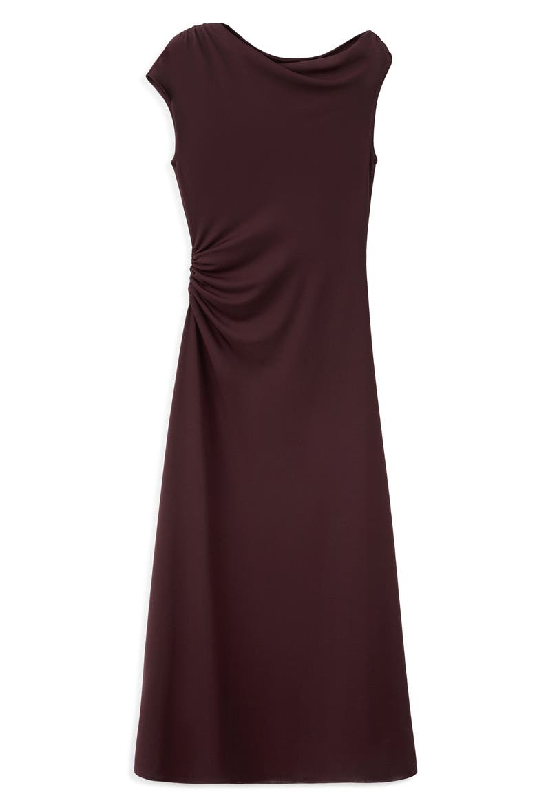 Ruched Maxi Dress, Main, color, WINE