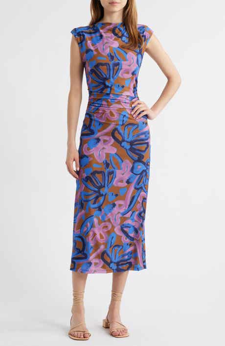 Cleobella Carrie Floral Mesh Midi Dress