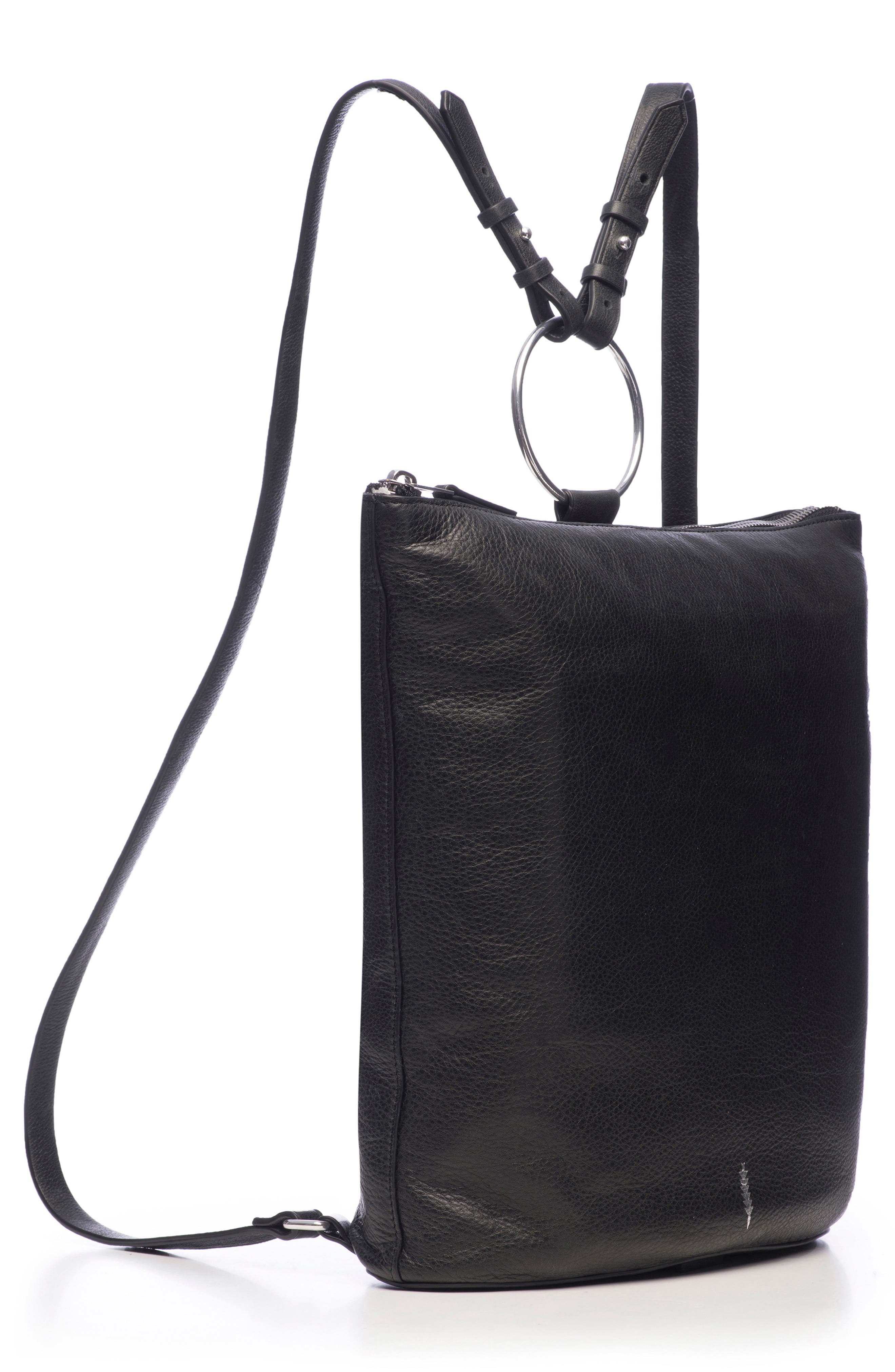 Thacker Brit Leather Backpack, Alternate, color, 