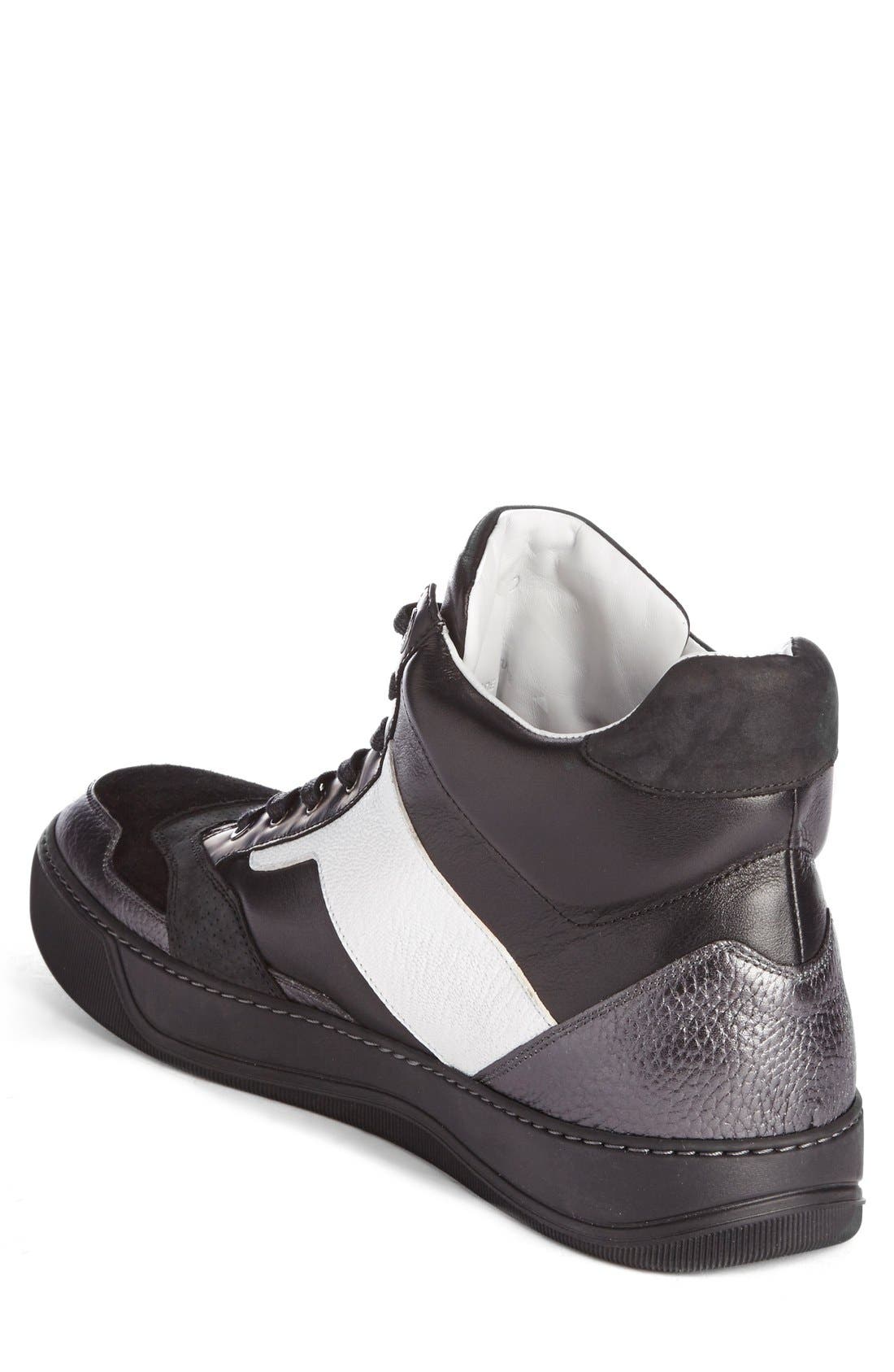Lanvin Mid Top Sneaker, Alternate, color, 
