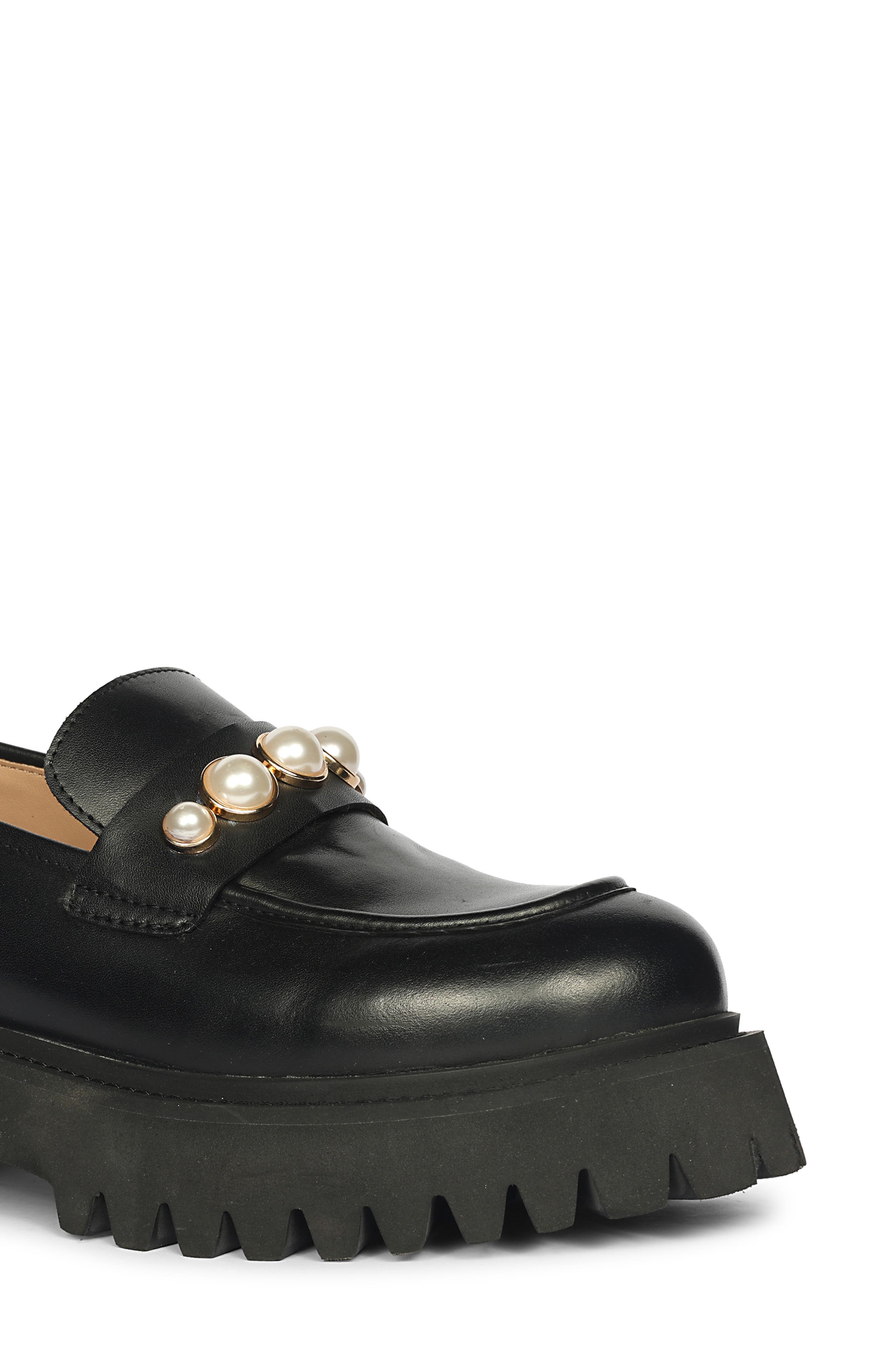 SAINT G Fearl Platform Loafer, Alternate, color, Black