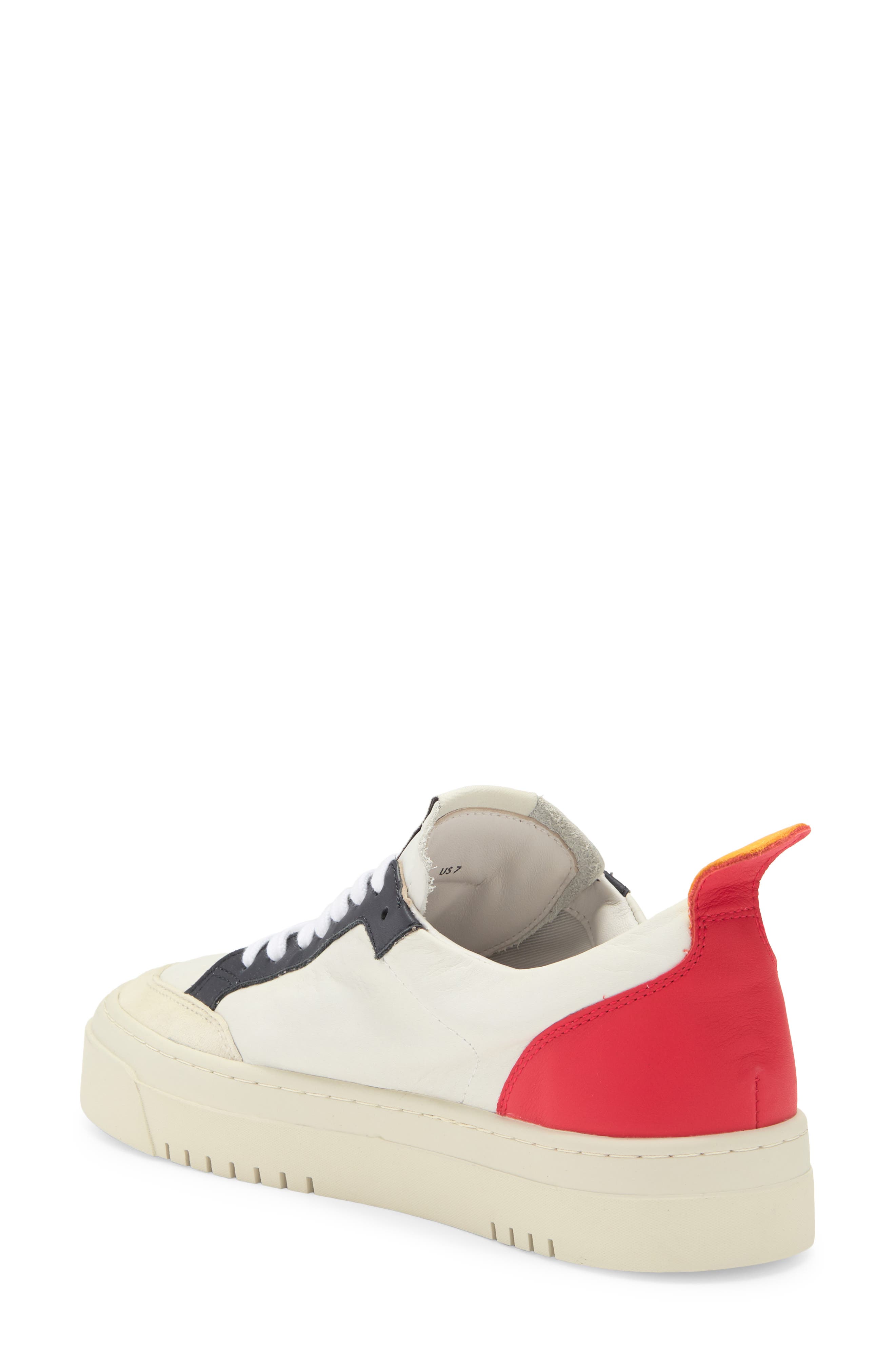 London Low Top Sneaker, Alternate, color, WHITE - STORM