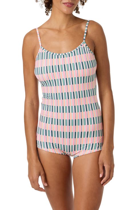 Shadow Bay Performance Surf One-Piece Swimsuit