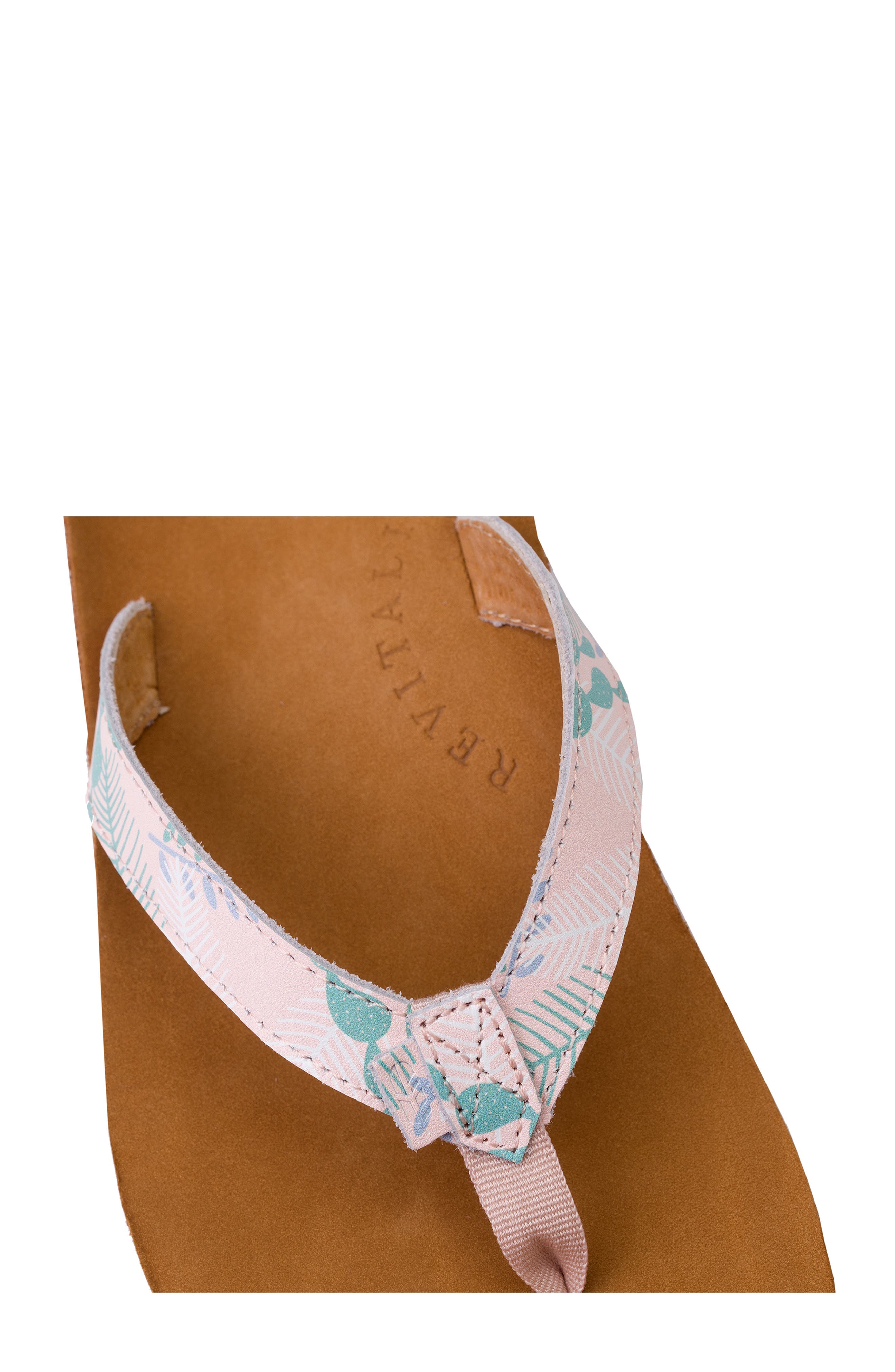 Zuma Orthotic Flip Flop, Alternate, color, BLUSH PRINT