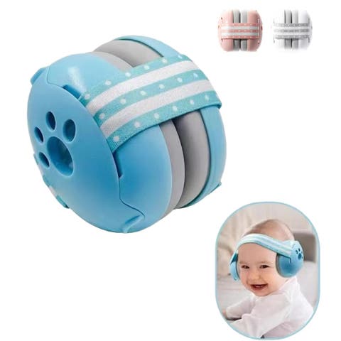Lightweight Ultra Soft Baby Earmuffs with Travel Bag