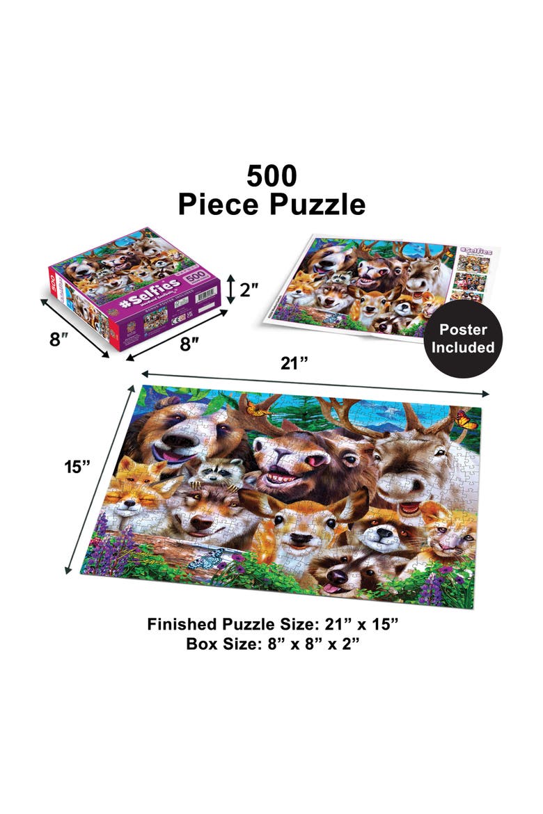 Woodland Goofballs 500 Piece Puzzle, Alternate, color, Multicolor